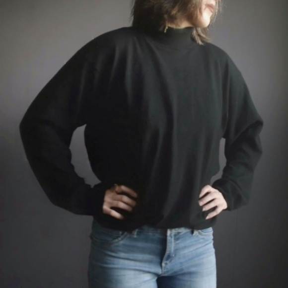 100% Cashmere TSE Oversized Mockneck ( Saks 5th Avenue ) Pullover - Picture 3 of 6
